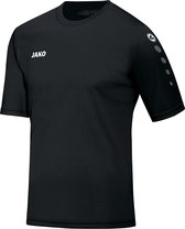 Jako Team SS T-shirt Heren Sportshirt - Maat XXL  - Mannen - zwart