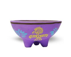 Green Tree Native Soul "Eagle" Smudge Bowl - Paarse Smudge kom - Wierookschaal - Palo Santo brander