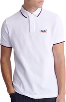 Superdry PoOrange Label Side Pique Heren Poloshirt - Maat L