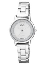 Q&Q dames horloge zilverkleurig QB99J207