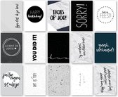 MOODZ design - Set kaarten 'Altijd fijn om in huis te hebben' | A6 formaat | 15 stuks | wenskaart | ansichtkaart | postkaart