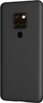 Huawei Mate 20 silicone zwarte backcover hoesje