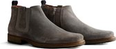 Travelin London Chelsea - Nette Suède Leren Chelsea Boots - Heren - Lichtgrijs - Maat 49