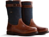 Travelin North Cape Outdoorlaarzen - Waterdicht & 100% Wol Gevoerd - Winterschoenen - Dames - Blauw Leer - Maat 36