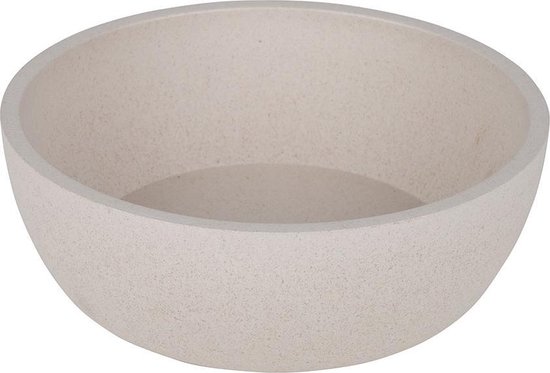 District 70 BAMBOO - Design voerbak voor honden - Beige Ø 17,5 cm | 1000ml