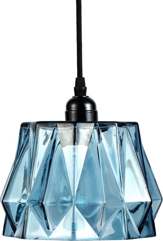 Aurea Handgemaakt Hanglamp Glas Blauw | bol.com