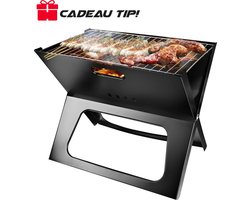 Uitklapbaar Houtskool Barbecue Basco® – Kleine Houtskool BBQ Grill Rooster – Draagbaar Rechthoek Vlees Kolen BBQ – Balkon BBQ