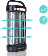 Aigostar UVC Desinfectie Lamp 360º  -  Met Ozon geurverwijderaar - UV Sterilizer - 18W - Zwart