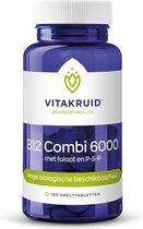 Vitakruid / Vitamine B12 combi 6000 met folaat en P-5-P
 - 120 tabletten