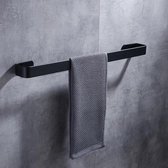 Handdoekrek Zwart Future - Badkamer & Keuken - Handdoekstang Zonder boren | 60 CM