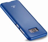GOOSPERY JELLY CASE voor Galaxy S8 + / G955 TPU Glitterpoeder Valbestendig Beschermende Cover Case (Donkerblauw)