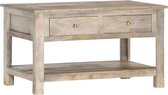 Salontafel Massief hout- koffietafel (Incl LW3D Klok) coffee table woonkamertafel