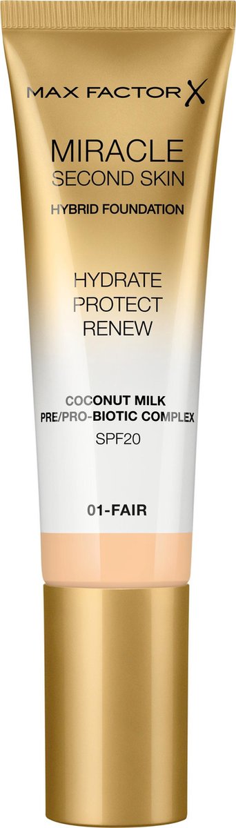 Max Factor Miracle Second Skin Foundation - 01 Fair