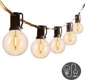 Homèlle Lichtsnoer - 25 LED - 7.5 meter - Warm-wit - Tuinverlichting - Kerstverlichting - Buitenverlichting - Lichtslinger - Lampjes slinger - Transparant