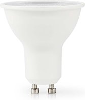 Nedis LED-Lamp GU10 - Spot - 4.5 W - 345 lm - 2700 K - Dimbaar - Warm Wit - Retrostijl - 1 Stuks