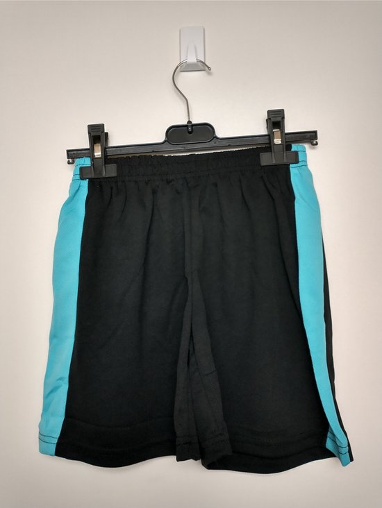 Jongens korte broek Max blauw zwart Maat 110/116