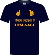 Grappig T-shirt - Deze topper is geslaagd - maat 5XL