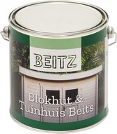 Wovar Beitz | Blokhut en Tuinhuis beits | Wit (dekkend) 2,5L Zijdeglans