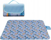 Kleurrijke grote strandmat/picknickkleed - vocht en zandbestendig - opvouwbaar en compact - 145*200cm