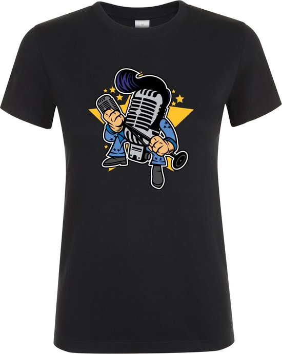 Klere-Zooi - The Microphone King - Dames T-Shirt - 3XL