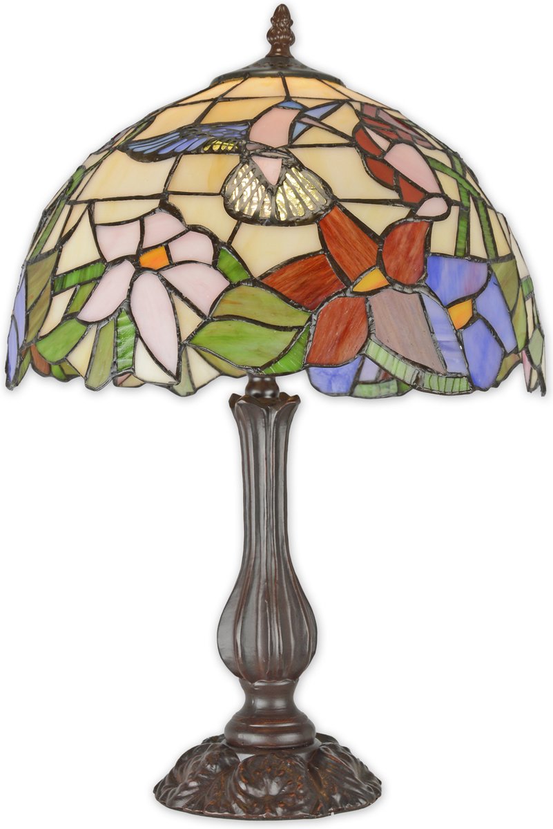 Tiffany stijl tafel lamp 47 cm hoog