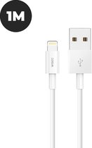 WiseQ iPhone Kabel - USB Lightning Kabel - Apple Oplaadkabel 1 Meter - Wit