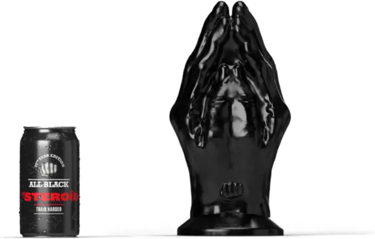 Goedkoopste All Black Steroïd - Hail Mary - Dildo - 23 x 12 cm - zwart