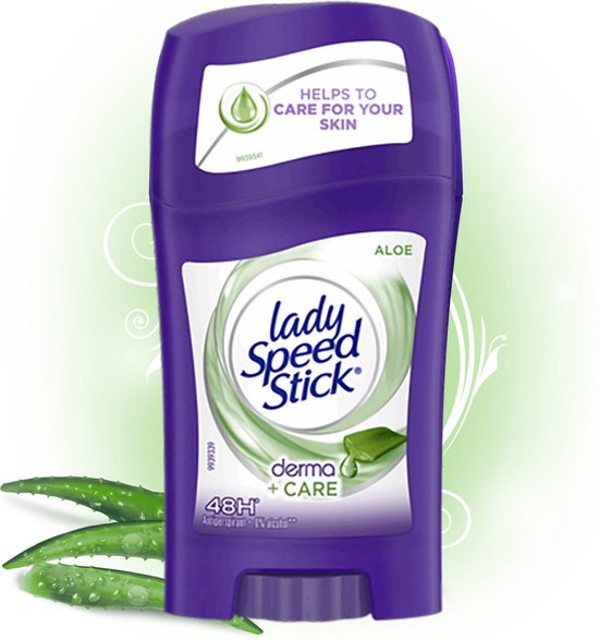 Kruiden landbouw beproeving Lady Speed Stick Aloe Vera Deodorant Stick - Anti Transpirant Deo Stick met  48H Zweet... | bol.com