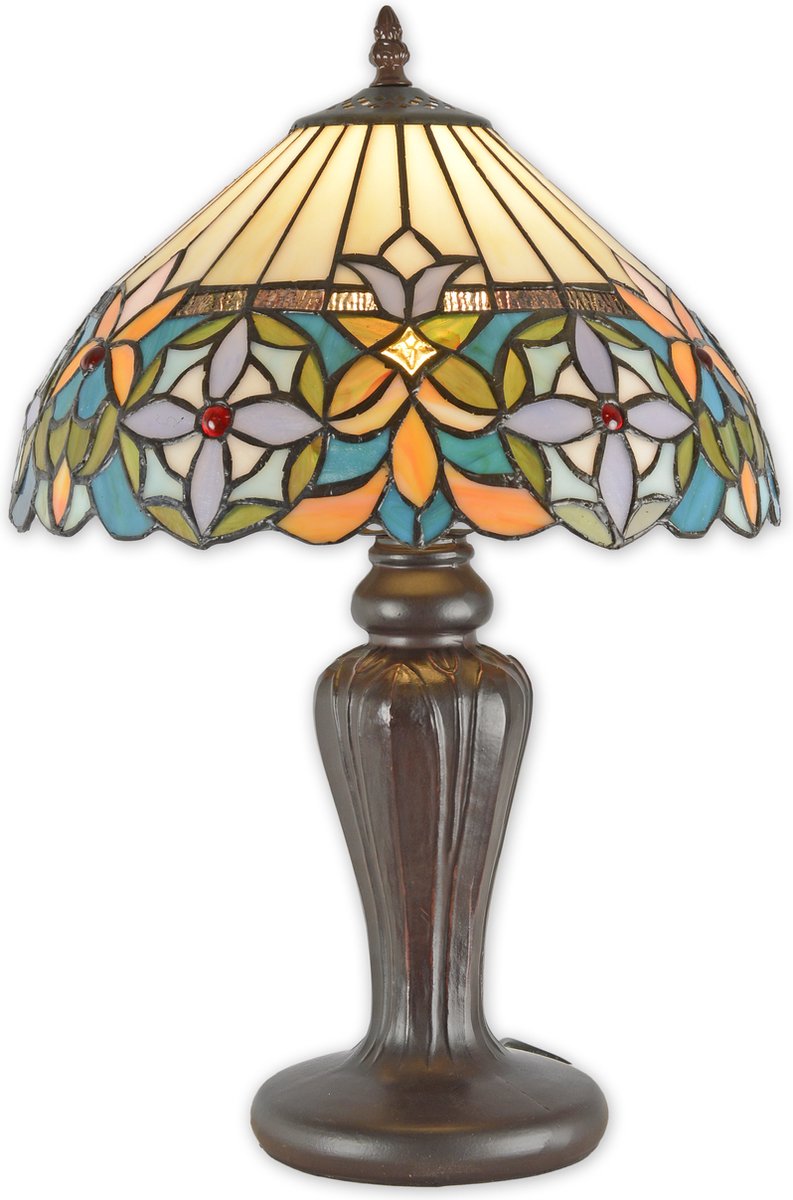 Tiffany stijl tafellamp 46 cm hoog