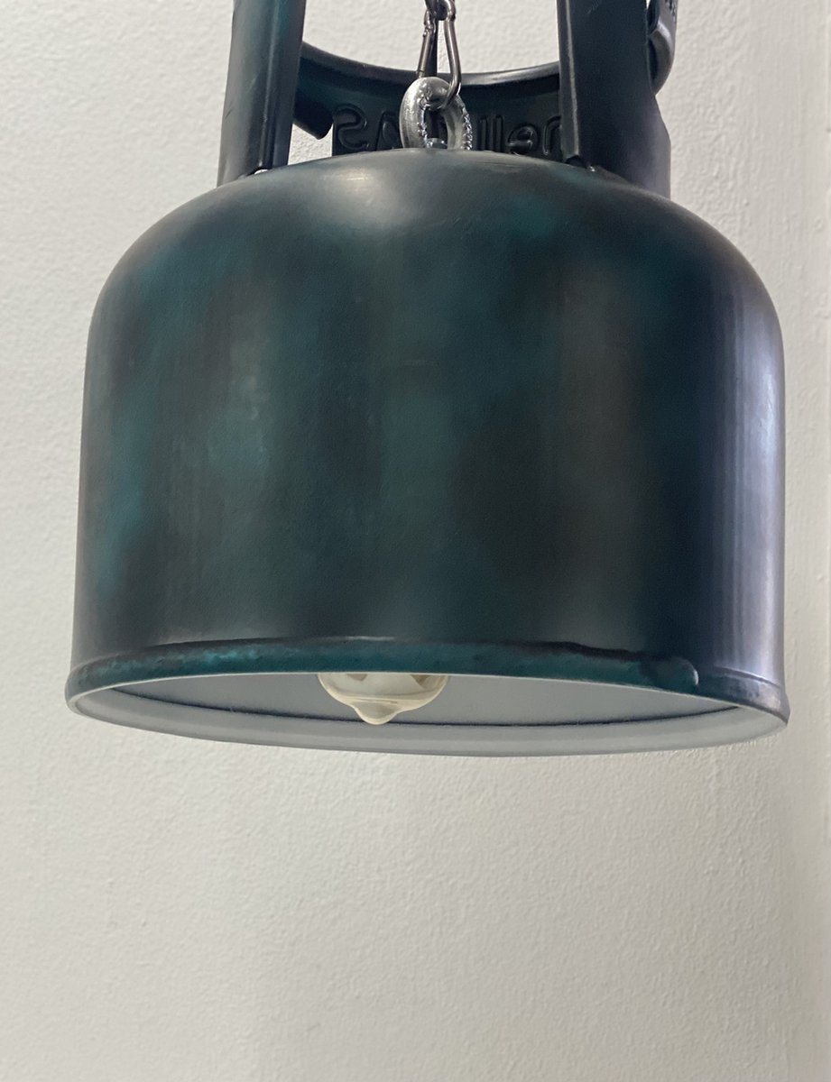 Hanglamp - Gasfles - Industrieel - Vintage - Handgemaakt