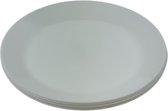 THE MANSION Ontbijtbord - Wit - Keramiek - Ø18 cm - Set van 4 - Ontbijten - Servies - Keuken