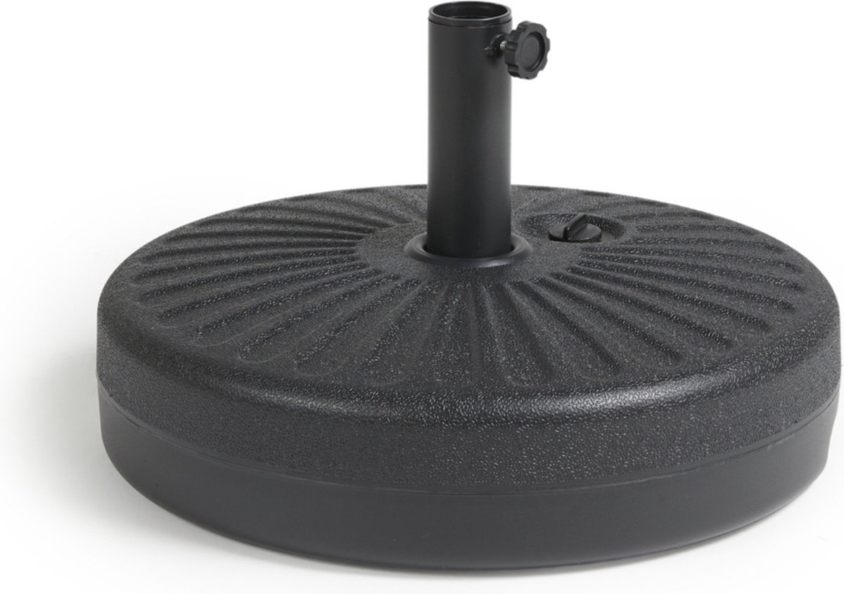 Lifa Garden - Parasolvoet - Draaivoet - Vulbaar tot 22 kg - Parasol ø tot 4.5 m - Zand of Water - ø 51 cm - Plastic