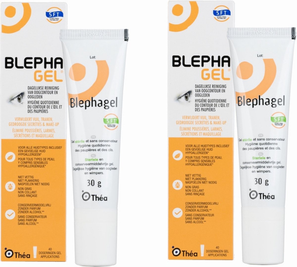 Blephagel Eyelid Cleansing Gel - 2 x 30gr