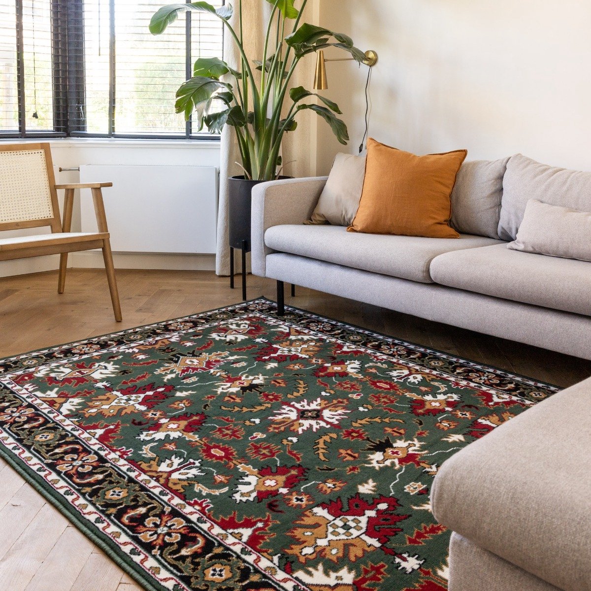 Vintage Vloerkleed Funda Groen - 160 x 230 cm - (M)