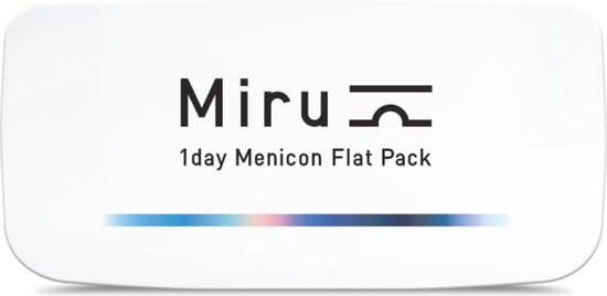 -5.25 - Miru 1day Menicon Flat Pack - 30 pack - Daglenzen - BC 8.60 - Contactlenzen