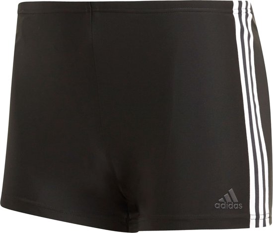 adidas Fit 3-Stripes Zwemboxers Heren, black/white Maat DE 4 | US 30" |  bol.com