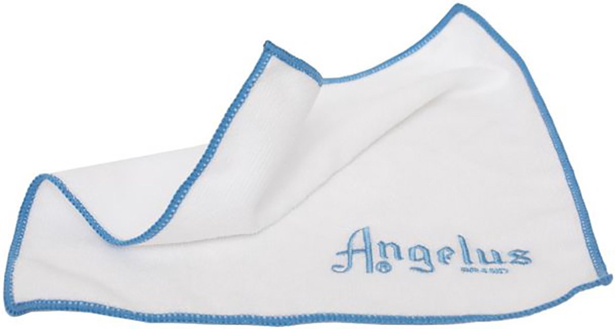 Goedkoopste Angelus - Microvezel doek - voor schoonmaken van leer - wit/blauw - 30 x 30 cm