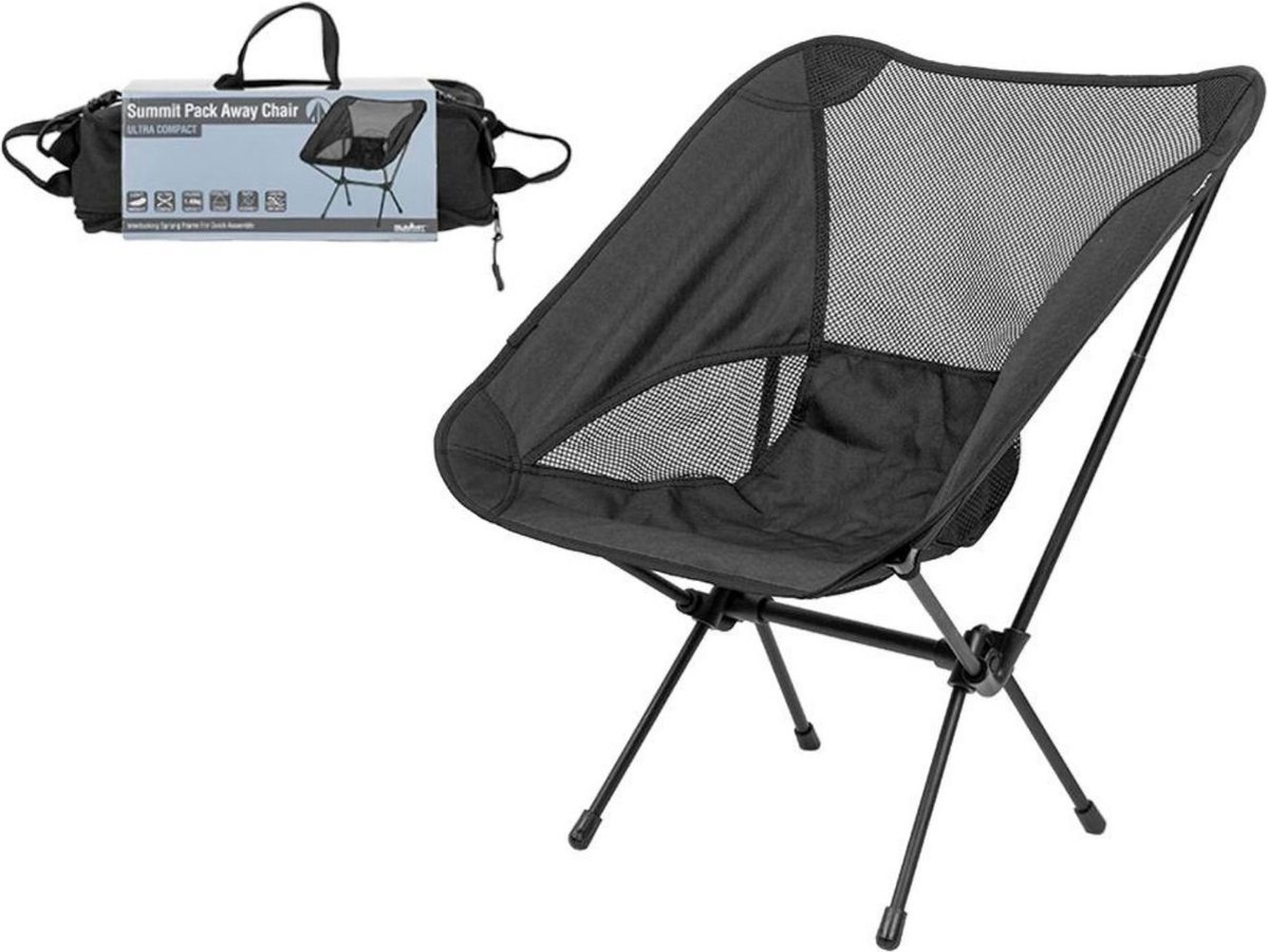 Summit Pack Away - Lichtgewicht campingstoel - Grijs
