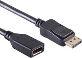 Câble d'extension Premium DisplayPort - version 1.2 (4K 60Hz) / noir - 1 mètre