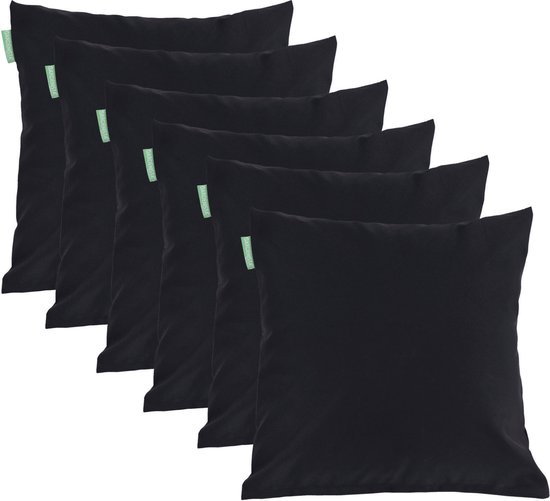 Zitkussens Boston 6 stuks Antraciet 43x39x5cm