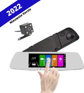 WRPC - Achteruitrijcamera & Vooruitcamera Hoge Kwaliteit 2022 Model - 4,3 Inch Digitale Achteruit rijcamera & Vooruitcamera met Nachtzicht - Touchscreen