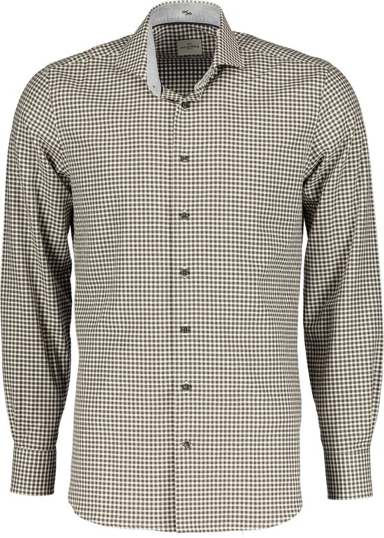 Jac Hensen Premium Overhemd - Slim Fit- Bruin - S