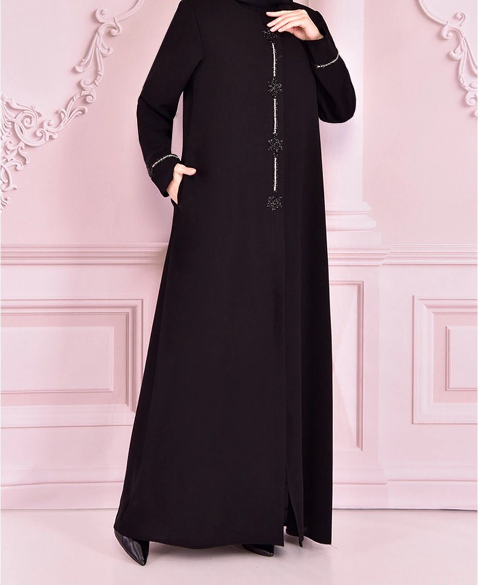 Hoofddoek, abaya, islamitische jurk, hijab, evening dress.