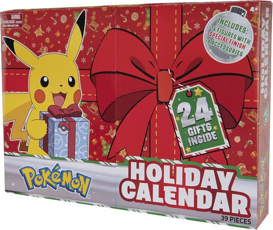 Pokémon Advent calendar, 24 gifts