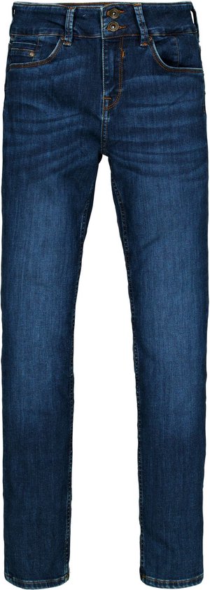 GARCIA Caro Curved Dames Slim Fit Jeans Blauw - Maat W36 X L32
