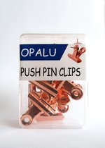 Opalu Push Pin Clips Rosé 10 stuks