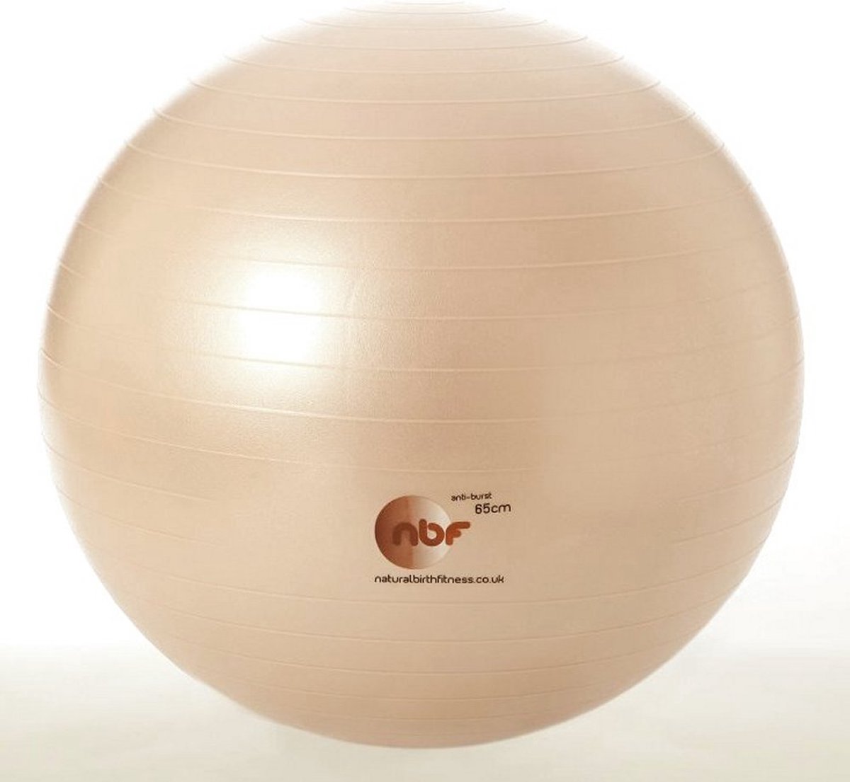 Birth Ball - 65 cm - goud - Natural Birth & Fitness Ball met pomp - Zwangerschapsbal
