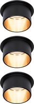 Paulmann Gil Coin Spot d'éclairage de surface Noir, Or LED G