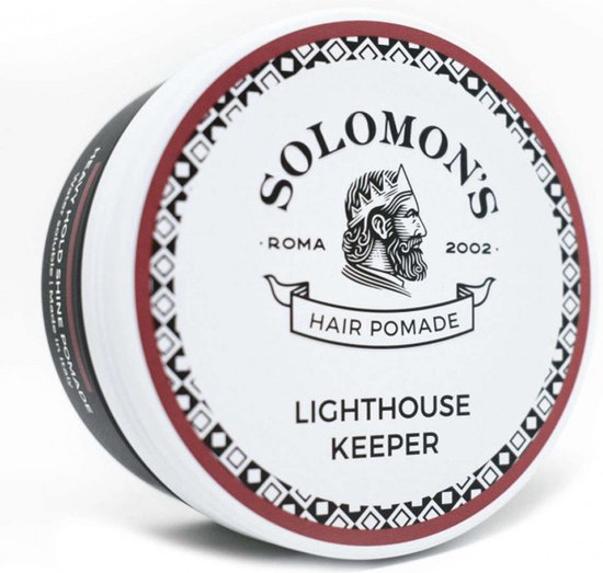 Solomon’s Lighthouse Keeper Heavy hold shine Pomade (Red) 100ml