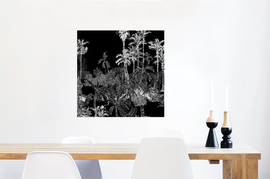 Affiche Palmier - Jungle - Tropical - 50x50 cm
